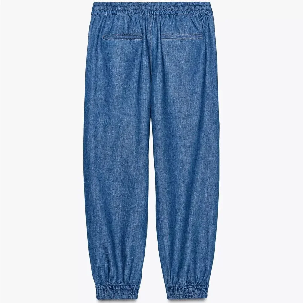 ZARA LINEN JOGGER PANTS
